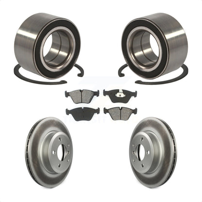 Kit de rotors et plaquettes de frein à disque revêtus de roulement de roue avant pour BMW X3 2004 – 2010