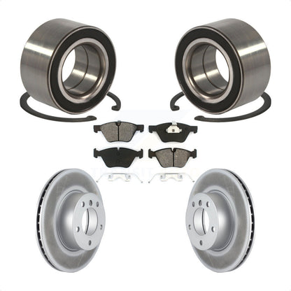 Kit de rotors et plaquettes de frein à disque enduits de roulement de roue avant pour BMW 328xi 325xi
