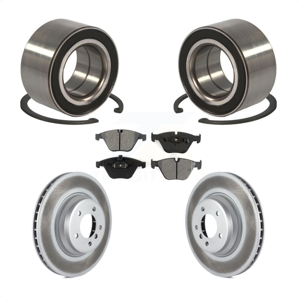 Kit de Rotor et plaquettes de frein à disque revêtus de roulement de roue avant, pour BMW 335i xDrive 335x