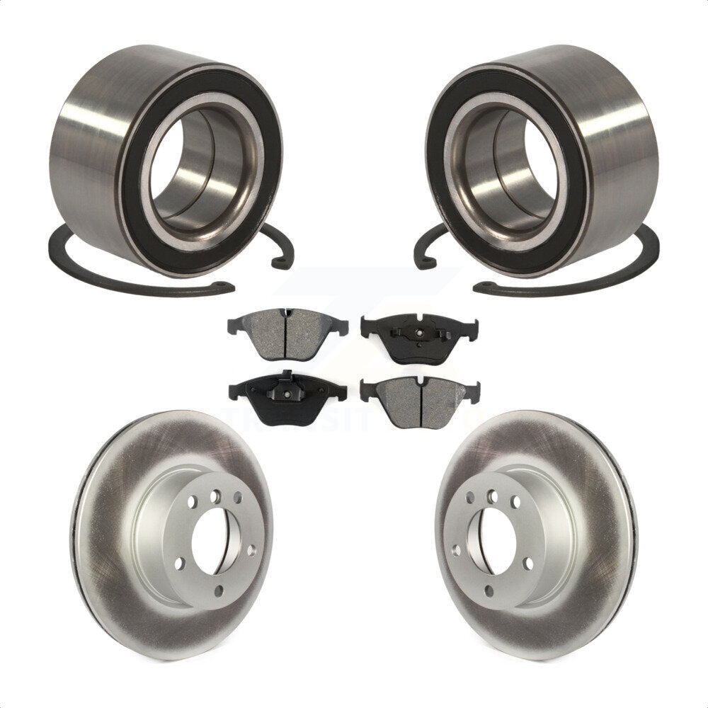 Kit de Rotor et plaquettes de frein à disque revêtus de roulement de roue avant, pour BMW 328i xDrive 328x