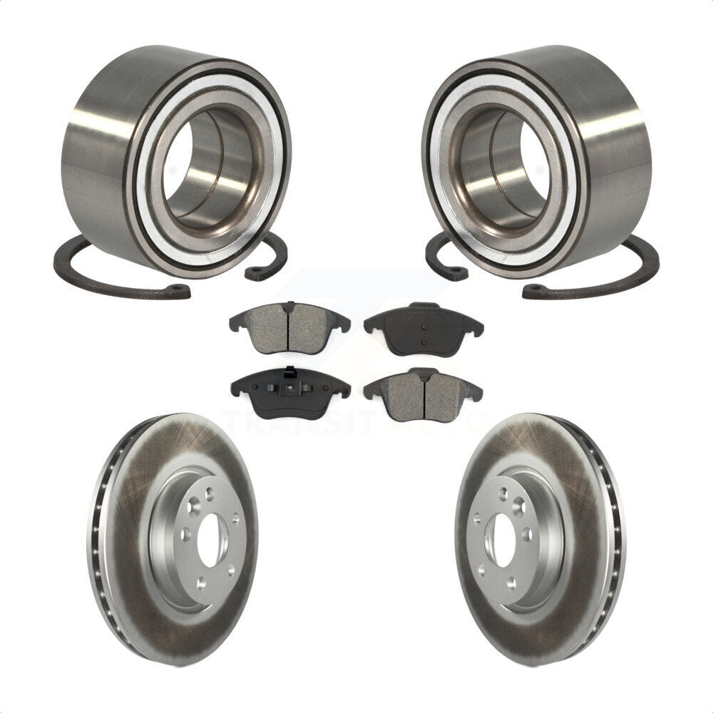 Kit de rotors et plaquettes de frein à disque enduits de roulement avant pour Land Rover Range Evoque