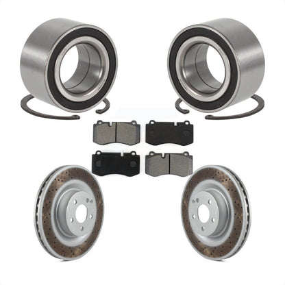 Kit de plaquettes de Rotor de frein à disque enduit de roulement de roue avant pour Mercedes-Benz S45 2009