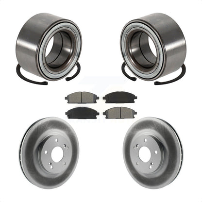 Kit de rotor et plaquettes de frein à disque revêtus de roulement de roue avant pour Acura MD 2003 – 2006