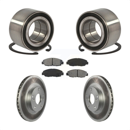 Kit de plaquettes de Rotor de frein enduit de roulement de roue avant, pour Honda Civic Touring avec 1.8