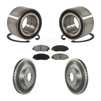 Kit de plaquettes de Rotor de frein enduit de roulement de roue avant, pour Honda Civic GX 2011 avec 1.8