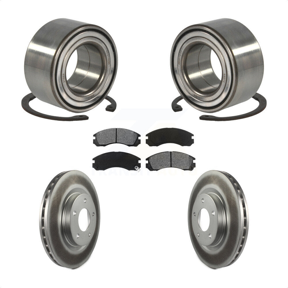 Kit de rotor et de plaquettes de frein avec roulement de roue avant, pour Mitsubishi Lancer FW 2017