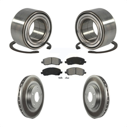 Kit de plaquettes de Rotor de frein enduit de roulement de roue avant, pour Mitsubishi Jeep Outlander RV