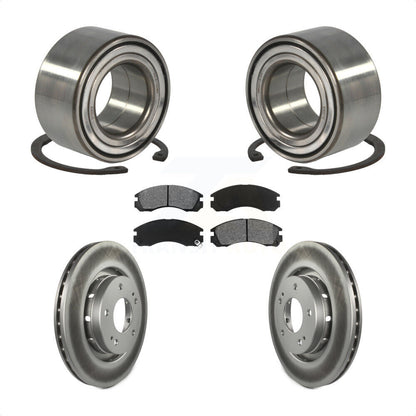 Kit de Rotor et de plaquettes de frein enduits de roulement de roue avant, pour Mitsubishi Outlander PHE