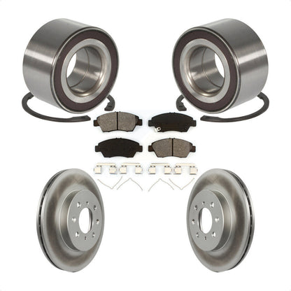 Kit de Rotor et plaquettes de frein à disque enduit de roulement de roue avant pour Honda Fi 2007 – 2008