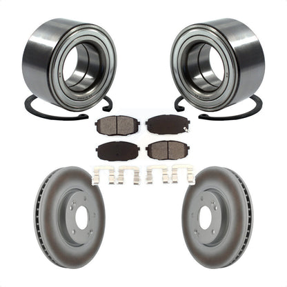 Kit de Rotor et plaquettes de frein à disque revêtus de roulement de roue avant, pour Kia Forte koup Forte