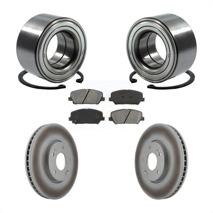 Kit de plaquettes de Rotor de frein enduit de roulement de roue avant, pour Hyundai Veloster Turbocharge