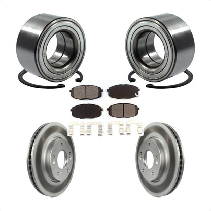Kit de Rotor et plaquettes de frein à disque revêtus de roulement de roue avant, pour Kia Forte koup Forte