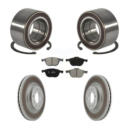 Kit de rotors et plaquettes de frein à disque enduits de roulement de roue avant pour Mazda 3 5 Sport