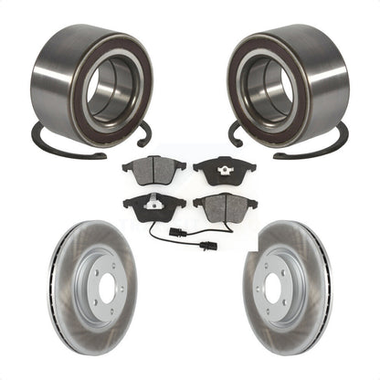 Kit de rotors et plaquettes de frein à disque enduits de roulement de roue avant pour Mazda 3 KBB-10177