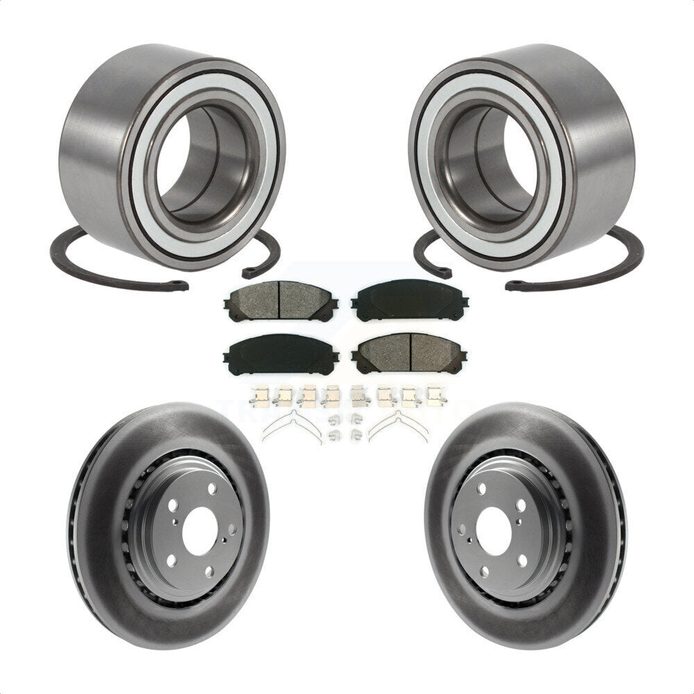 Kit de plaquettes de Rotor de frein, manteau de roulement de roue avant, pour Toyota Highlander Sienna Lexu