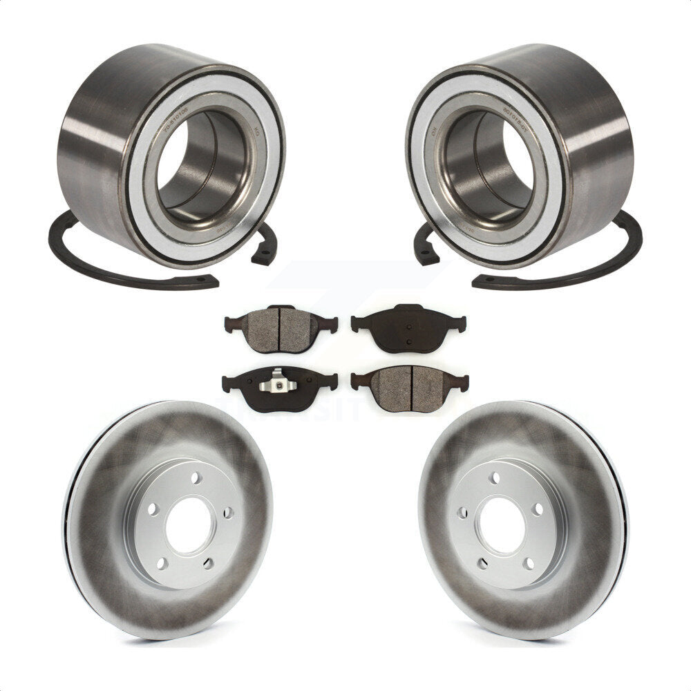 Kit de plaquettes de Rotor de frein, manteau de roulement de roue avant pour Ford Transit Connect 2010 – 2013