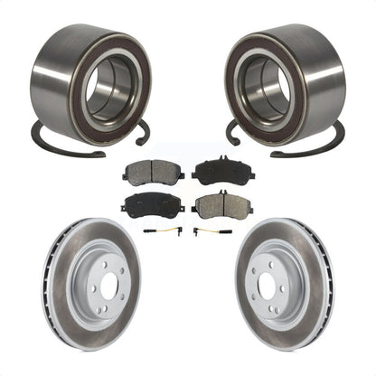 Kit de Rotor et de plaquettes de frein revêtus de roulement de roue avant, pour Mercedes-Benz GLK350 GLK25