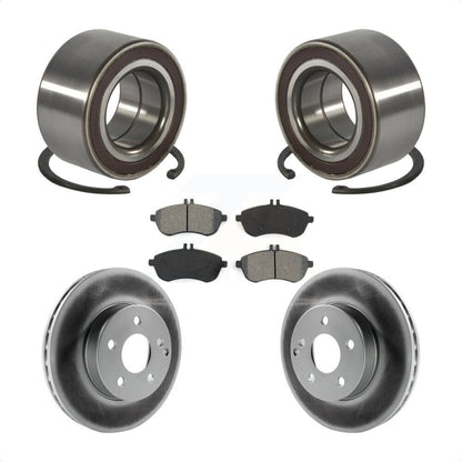 Kit de rotors et plaquettes de frein à disque enduits de roulement de roue avant pour Mercedes-Benz C30