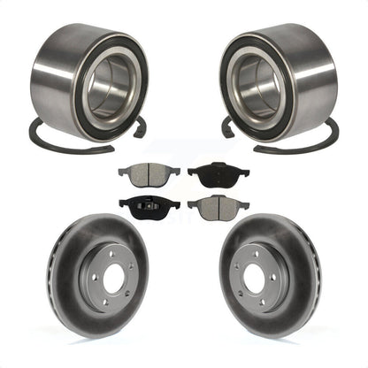 Kit de rotors et plaquettes de frein à disque revêtus de roulement de roue avant, pour Ford Focus c-max
