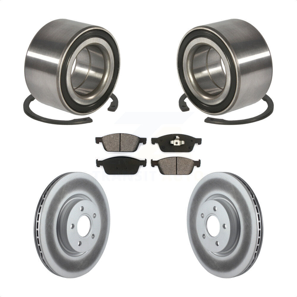 Kit de plaquettes de Rotor de frein, roulement de roue avant, pour Ford Escape Transit Connect MK