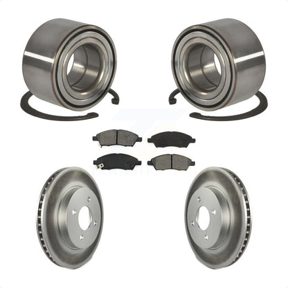 Kit de plaquettes de Rotor de frein à disque enduit de roulement de roue avant pour Nissan Micra Versa non