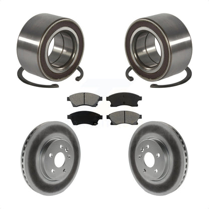 Kit de plaquettes de Rotor de frein revêtues de roulement de roue avant, pour Chevrolet Sonic R 2013 – 2014