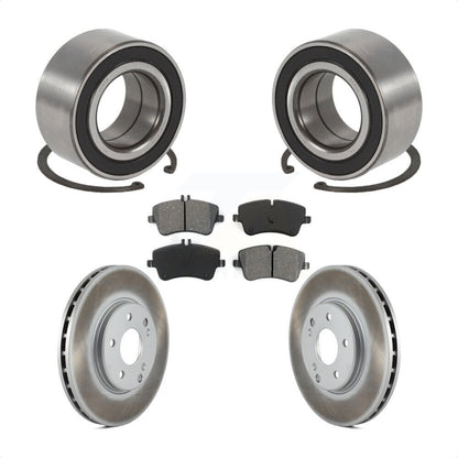 Kit de plaquettes de Rotor de frein enduites de roulement de roue avant, pour Mercedes-Benz C280 C240 C32
