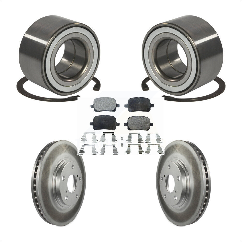 Kit de rotor et plaquettes de frein à disque revêtus de roulement de roue avant pour Lexus RX30 1999 – 2001
