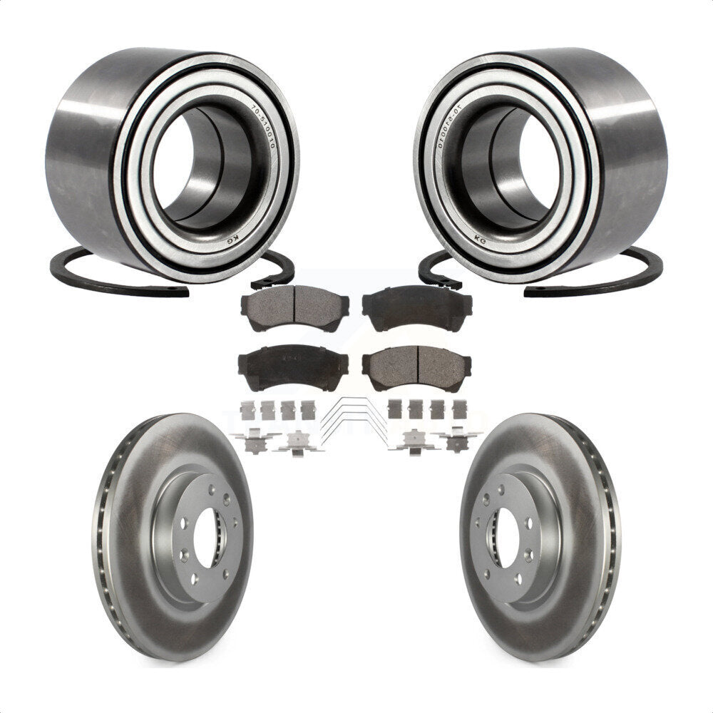 Kit de plaquettes de Rotor de frein, manteau de roulement de roue avant, pour Ford Fusion Mazda 6 Lincoln MK