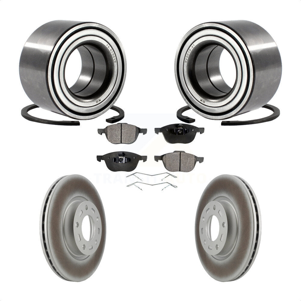 Kit de plaquettes de Rotor de frein, roulement de roue avant, pour Mazda 3 2005, 2,3 l, sans AB