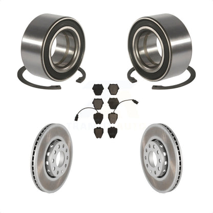 Kit de rotor et de plaquettes de frein revêtus de roulement de roue avant, pour Volkswagen Passat 2.8 2002
