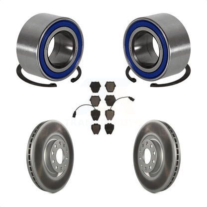 Kit de plaquettes de Rotor de frein, roulement de roue avant, pour Audi A4 Turbocharge 2000 – 2001