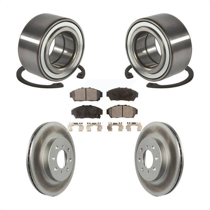 Kit de Rotor et de plaquettes de frein enduits de roulement de roue avant, pour Acura Integra Honda Civi