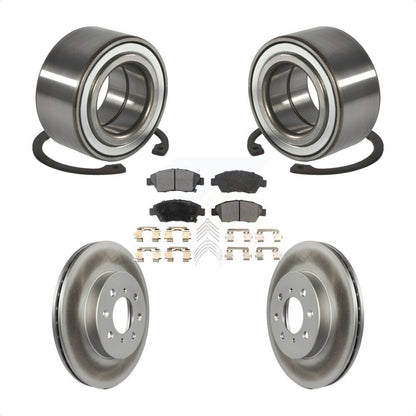Kit de Rotor et plaquettes de frein à disque enduit de roulement de roue avant pour Honda Civic del So