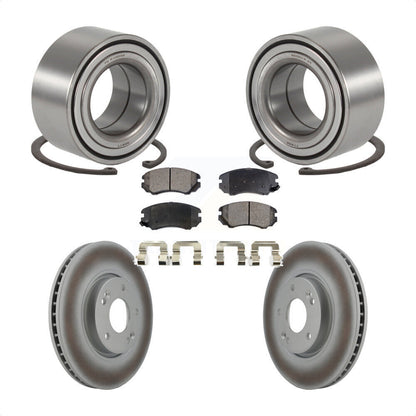 Kit de plaquettes de Rotor de frein enduit de roulement de roue avant, pour Hyundai Sonata 2006 2010 3.3