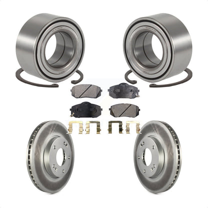 Kit de Rotor et plaquettes de frein à disque revêtus de roulement de roue avant, pour Kia Rond 2007 – 2009