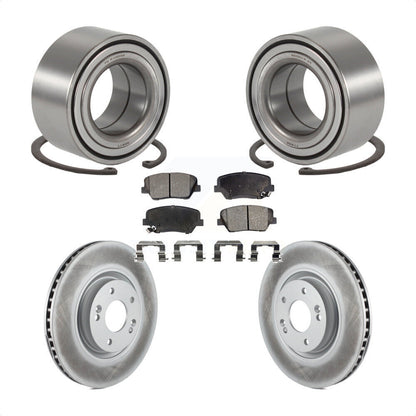 Kit de plaquettes de Rotor de frein à disque enduit de roulement de roue avant pour Hyundai Azer 2012 – 2017
