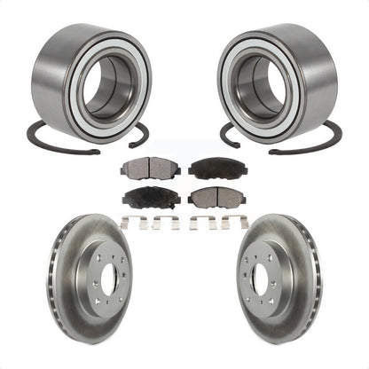 Kit de plaquettes de Rotor de frein enduites de roulement de roue avant, pour Honda Accord coupé avec 2.3