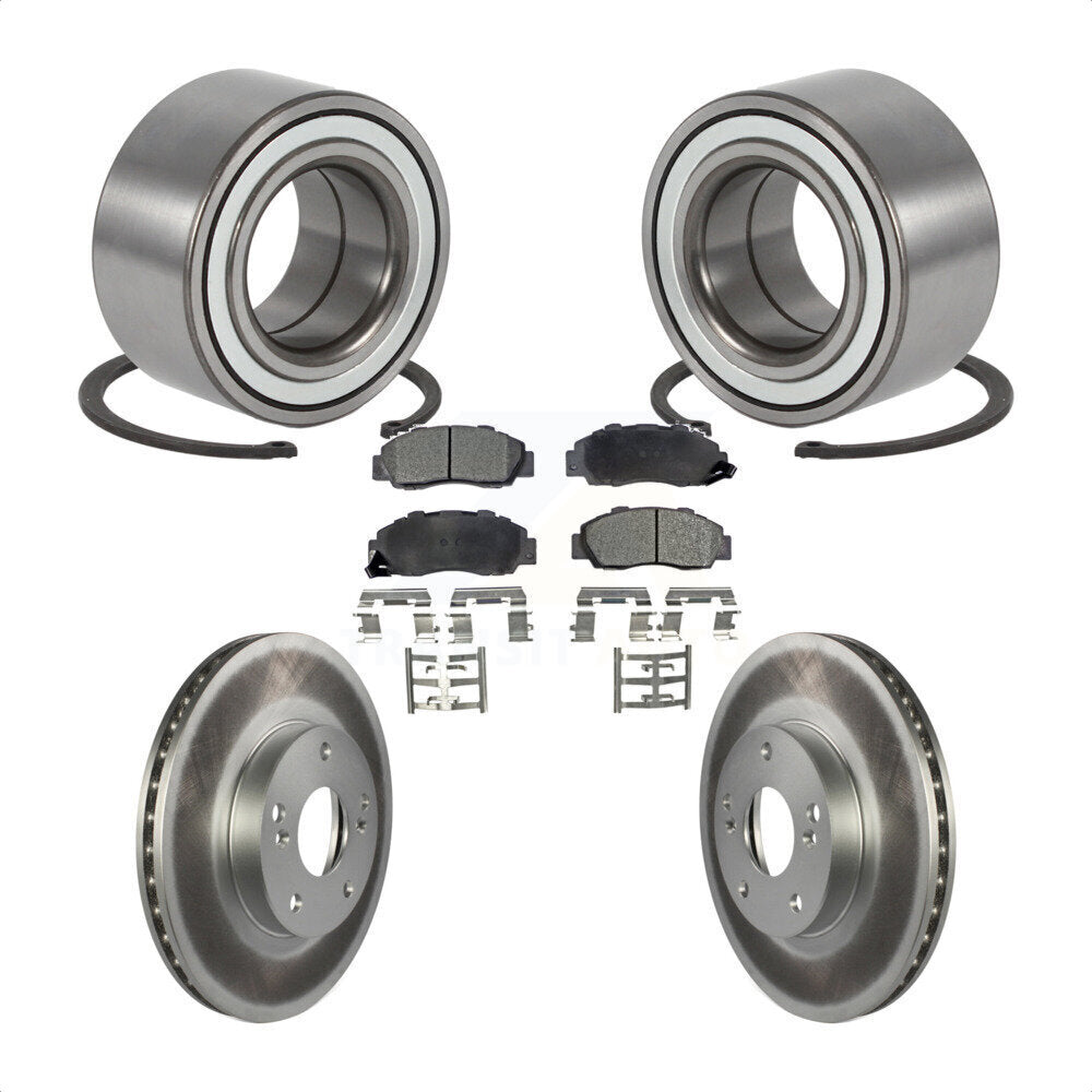 Kit de rotor et de plaquettes de frein avec roulement de roue avant, pour Honda Accord 3.0 1998 – 2002