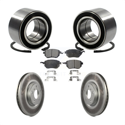 Kit de Rotor et de plaquettes de frein à disque enduit de roulement de roue avant pour Nissan Altima Maxim