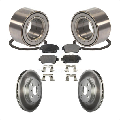 Kit de Rotor et plaquettes de frein à disque revêtu de roulement de roue avant, pour Toyota Ech 2001 – 2005