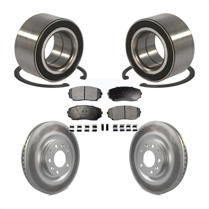 Kit de Rotor et de plaquettes de frein à disque enduit de roulement de roue avant pour Mazda CX-2007 – 2015