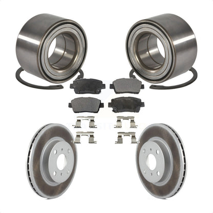 Kit de rotor et de plaquettes de frein à disque revêtus de roulement de roue avant, pour Toyota Priu 2001 – 2003
