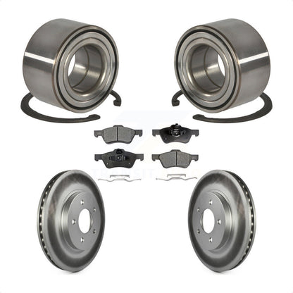 Kit de Rotor et de plaquettes de frein enduits de roulement de roue avant, pour Ford Escape Mazda Tribut