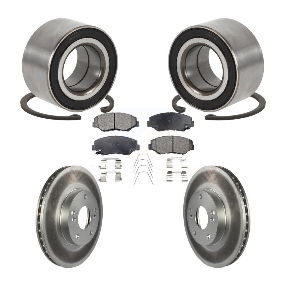 Kit de plaquettes de Rotor de frein, manteau de roulement de roue avant pour Honda Accord Fit Element Acur