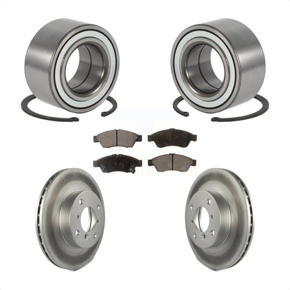 Kit de rotor et de plaquettes de frein à disque avec roulement de roue avant pour Suzuki Aeri 2006-2007