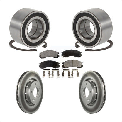 Kit de plaquettes de Rotor de frein, manteau de roulement de roue avant pour Mitsubishi Outlande 2005 – 2006