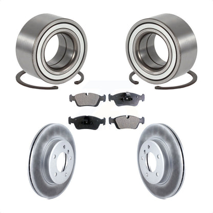 Kit de plaquettes de Rotor de frein à disque revêtu de roulement de roue avant, pour BMW 325i 325x 2001 – 2005