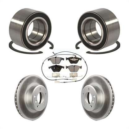 Kit de Rotor et plaquettes de frein revêtus de roulement de roue avant, pour BMW 530xi 528i xDrive 535