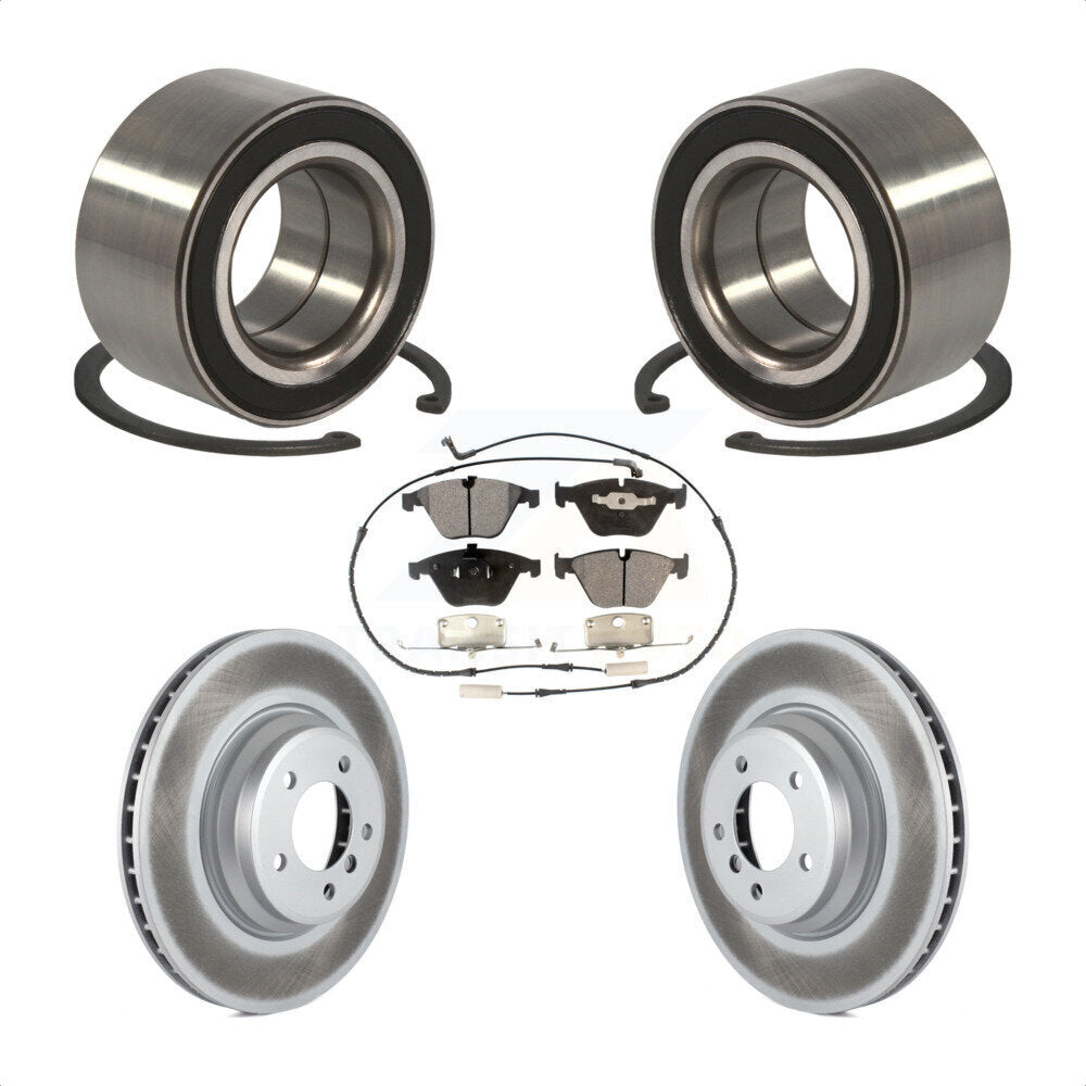 Kit de Rotor et plaquettes de frein à disque revêtus de roulement de roue avant, pour BMW 335i xDrive 335x